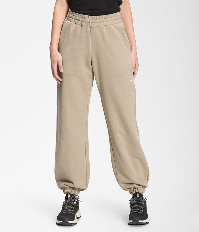 The North Face Pants City Standard Beige - Womens - Thailand PQOIY-6378